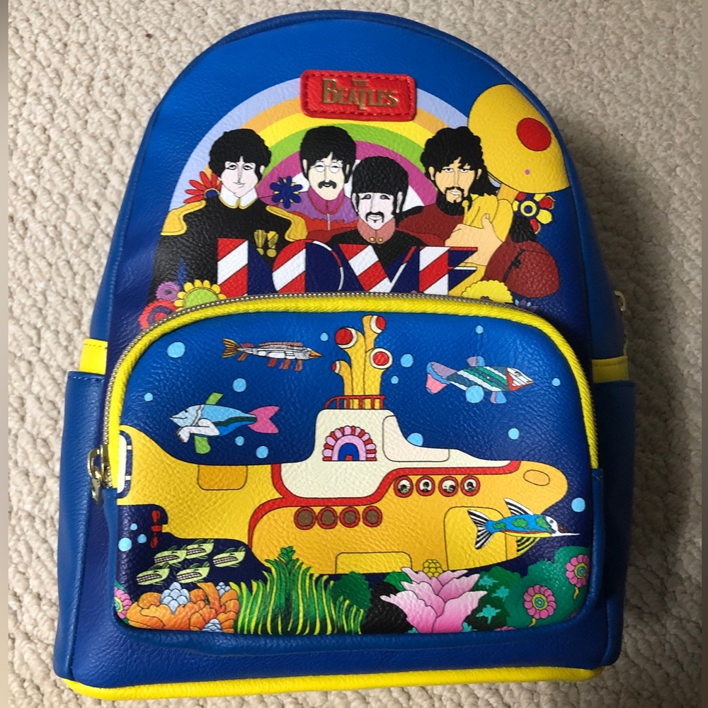 The Beatles Yellow Submarine Small Backpack Gem